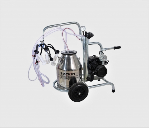 ECO MODEL GOAT MILKING MACHINE-WITH STAINLESS STEEL BUCKET