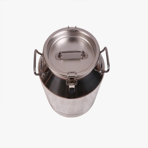STAINLESS STEEL BUCKET-40 L-WITH SS LOCKED LID