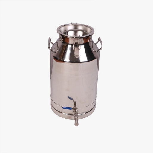 STAINLESS STEEL BUCKET-40 L-WITH SS LOCKED LID&TAP