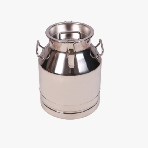 STAINLESS STEEL BUCKET-25 L-WITH SS LOCKED LID