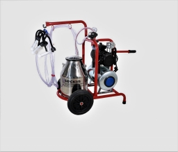 SHEEP MILKING MACHINE-DOUBLE  CLUSTERS-SINGLE STAINLESS STEEL BUCKET
